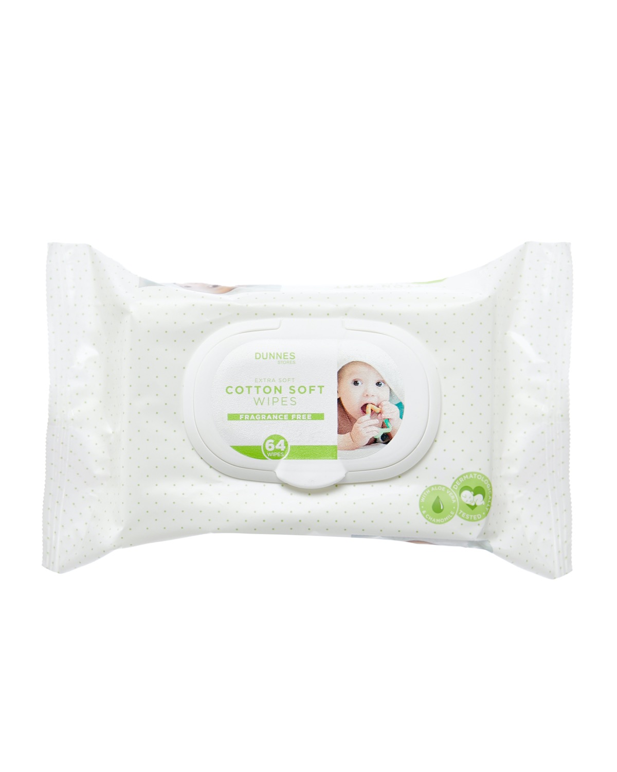 Dunnes Stores Baby Wipes Fragrance Free - Pack Of 64